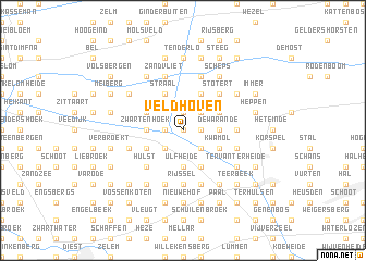 map of Veldhoven