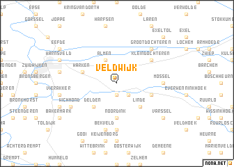 map of Veldwijk