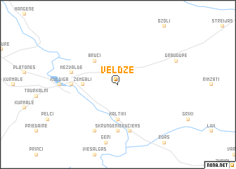map of Veldze