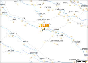 map of Velea