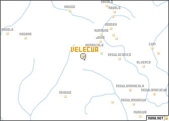 map of Vèlécua