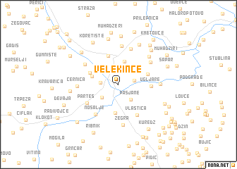 map of Velekince