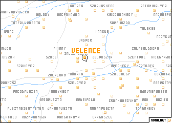 map of Velence