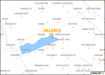 map of Velence