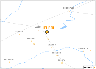 map of Veleni