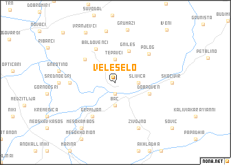 map of Veleselo