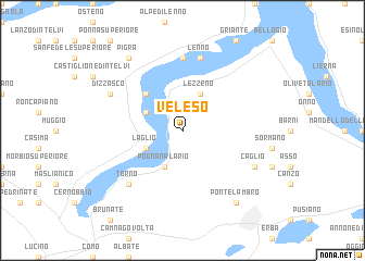 map of Veleso