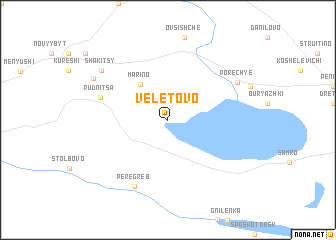 map of Veletovo