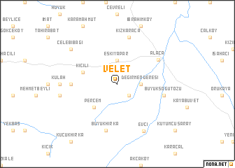 map of Velet