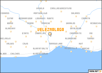 map of Vélez-Málaga