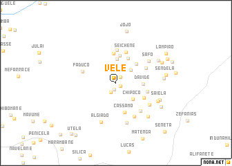map of Vele