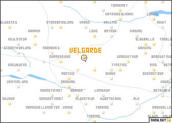 map of Velgårde
