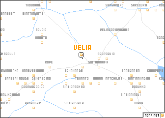 map of Vélia