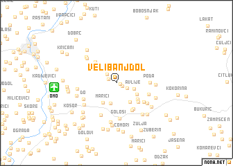 map of Veli Banjdol