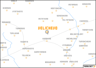 map of Velichëvo