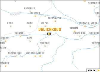 map of Velichkovo