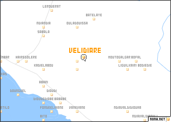 map of Vélidiaré