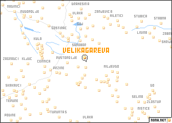 map of Velika Gareva