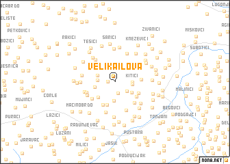 map of Velika Ilova