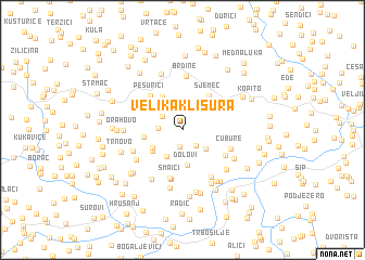 map of Velika Klisura