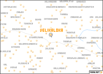 map of Velika Loka