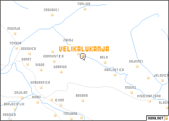 map of Velika Lukanja