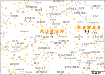 map of Velika Njiva