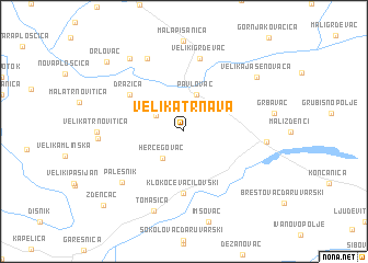 map of Velika Trnava