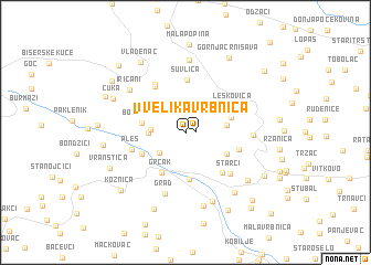 map of Velika Vrbnica