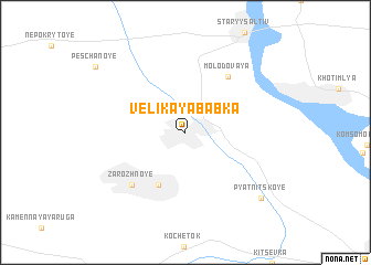 map of Velikaya Babka