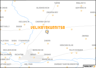 map of Velikaya Kurnitsa