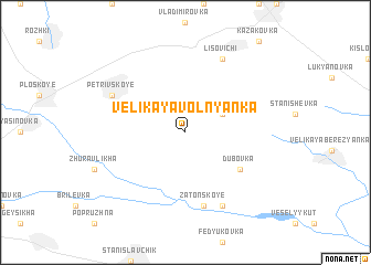 map of Velikaya Volnyanka