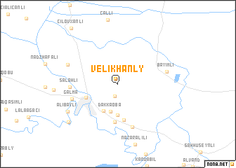 map of Velikhanly