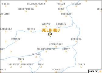 map of Velikhuv