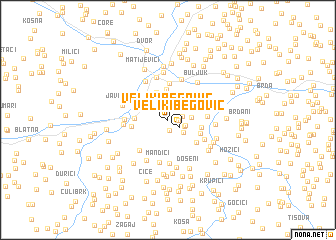 map of Veliki Begović