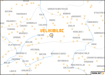 map of Veliki Bilač