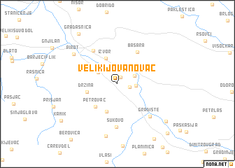 map of Veliki Jovanovac