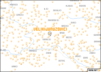map of Veliki Junuzovići