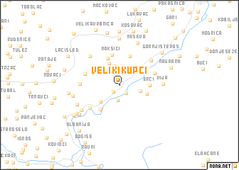 map of Veliki Kupci