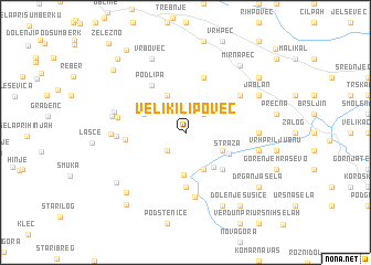 map of Veliki Lipovec