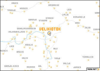 map of Veliki Otok
