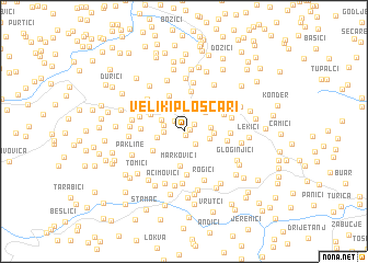 map of Veliki Plošćari