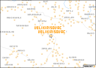 map of Veliki Risovac