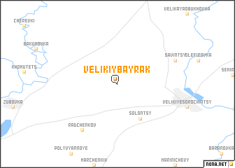 map of Velikiy Bayrak