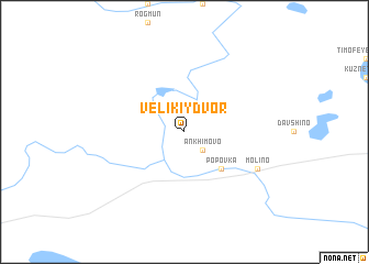 map of Velikiy Dvor