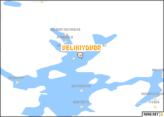 map of Velikiy Dvor