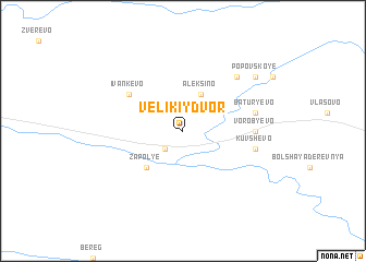 map of Velikiy Dvor