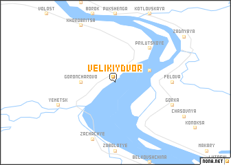 map of Velikiy Dvor
