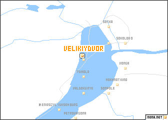 map of Velikiy Dvor