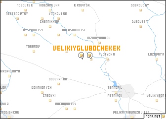 map of Velikiy Glubochek